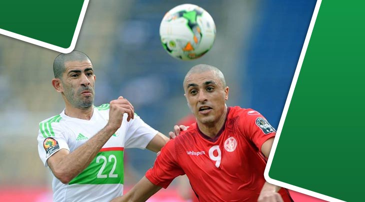صور مباراة تونس والجزائر