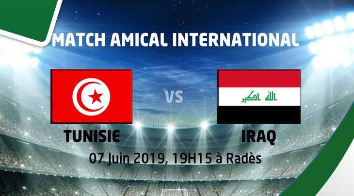 بث مباشر لمباراة تونس - العراق