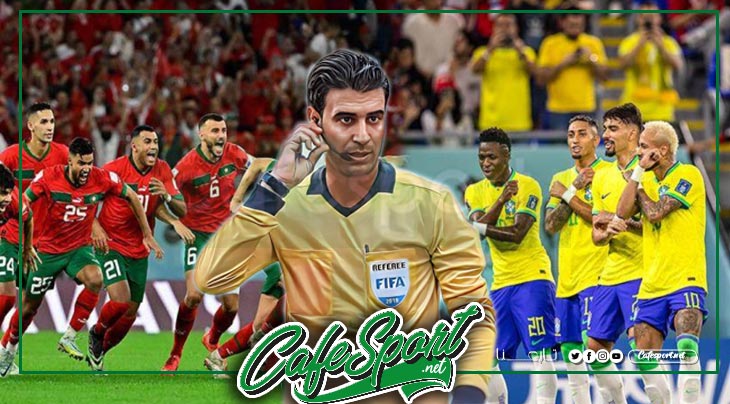 صادق السالمي يُدير مباراة المغرب والبرازيل