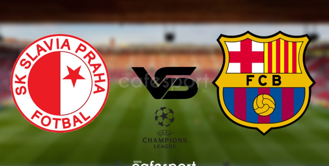 مباراة برشلونة و سلافيا براغ