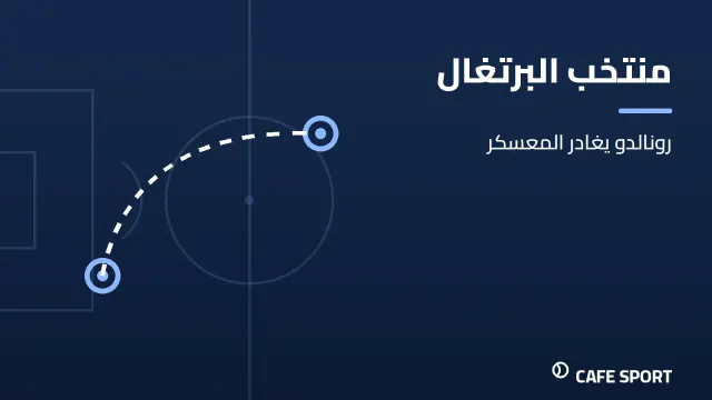 رسم تحريري توضيحي: منتخب البرتغال — رونالدو يغادر المعسكر